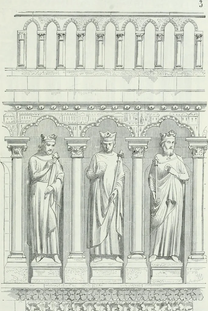 An illustration from Dictionnaire raisonné de l'architecture française du XIe au XVIe siècle, 1875, leaf 20
