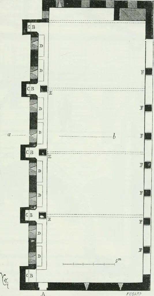 An illustration from Dictionnaire raisonné de l'architecture française du XIe au XVIe siècle, 1875, leaf 206