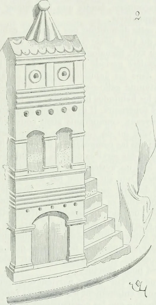 An illustration from Dictionnaire raisonné de l'architecture française du XIe au XVIe siècle, 1875, leaf 226