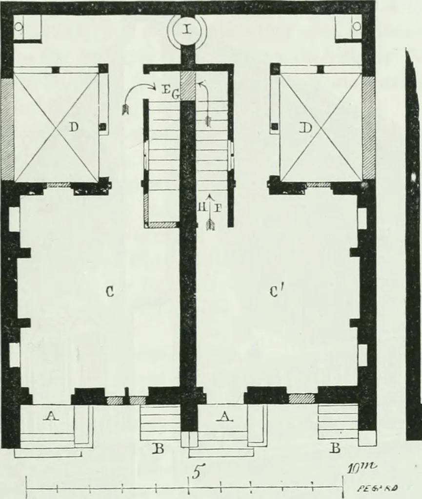 An illustration from Dictionnaire raisonné de l'architecture française du XIe au XVIe siècle, 1875, leaf 234