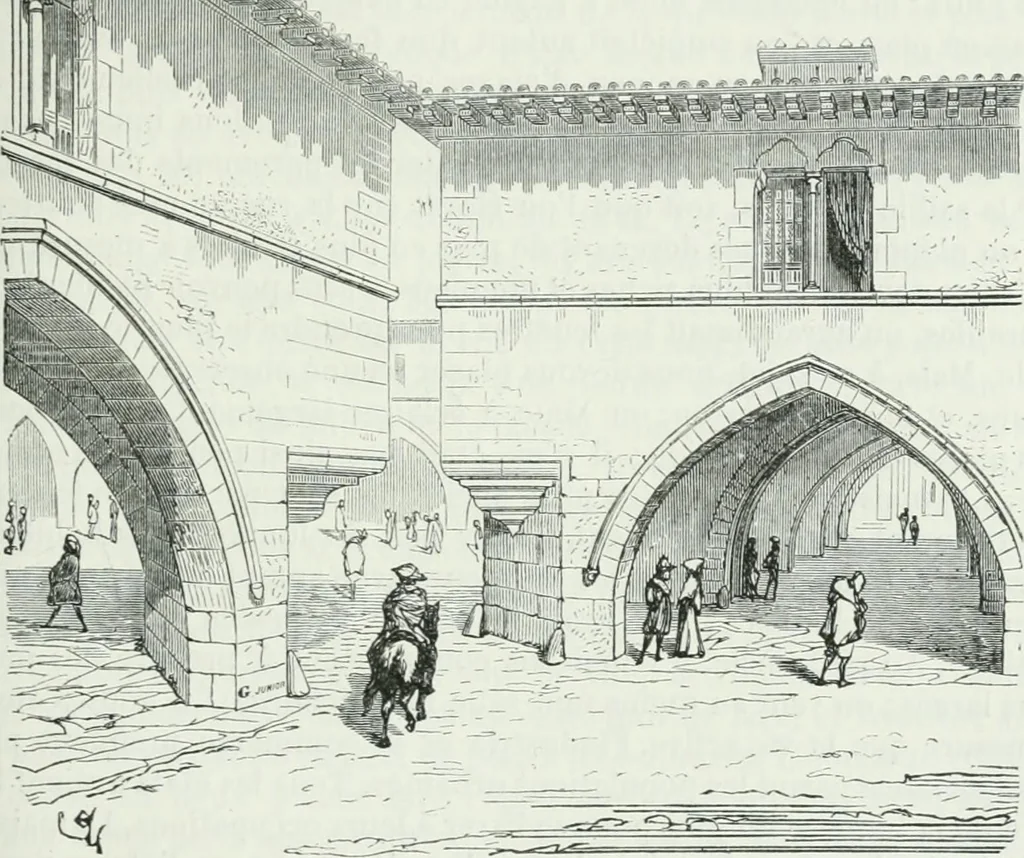 An illustration from Dictionnaire raisonné de l'architecture française du XIe au XVIe siècle, 1875, leaf 258