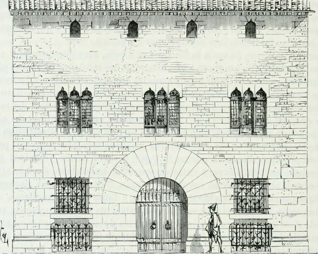 An illustration from Dictionnaire raisonné de l'architecture française du XIe au XVIe siècle, 1875, leaf 271