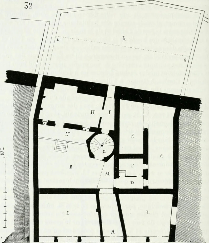 An illustration from Dictionnaire raisonné de l'architecture française du XIe au XVIe siècle, 1875, leaf 285