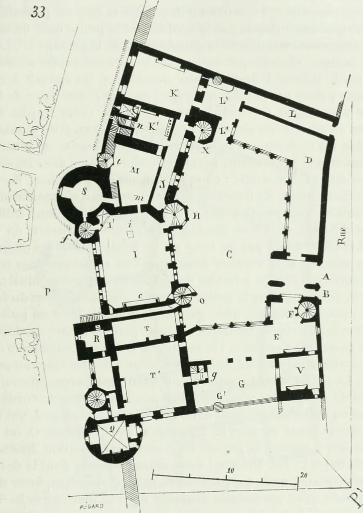 An illustration from Dictionnaire raisonné de l'architecture française du XIe au XVIe siècle, 1875, leaf 286