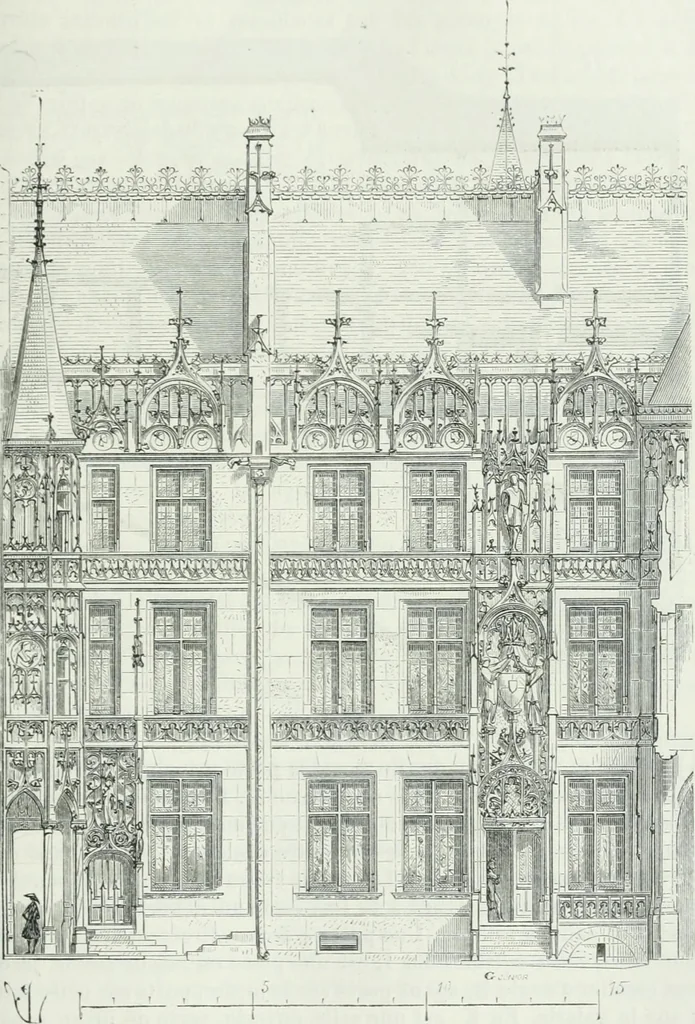 An illustration from Dictionnaire raisonné de l'architecture française du XIe au XVIe siècle, 1875, leaf 294