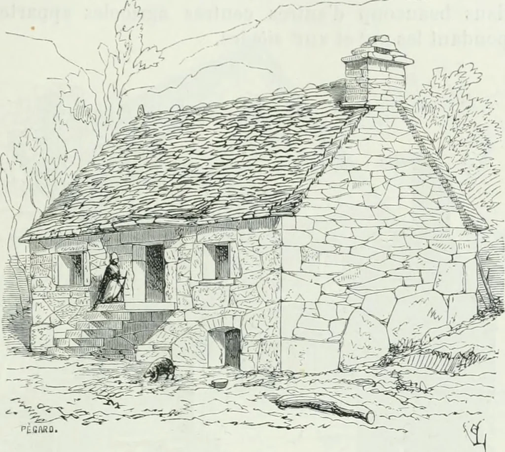 An illustration from Dictionnaire raisonné de l'architecture française du XIe au XVIe siècle, 1875, leaf 300