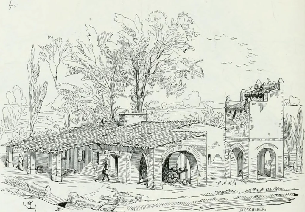 An illustration from Dictionnaire raisonné de l'architecture française du XIe au XVIe siècle, 1875, leaf 305
