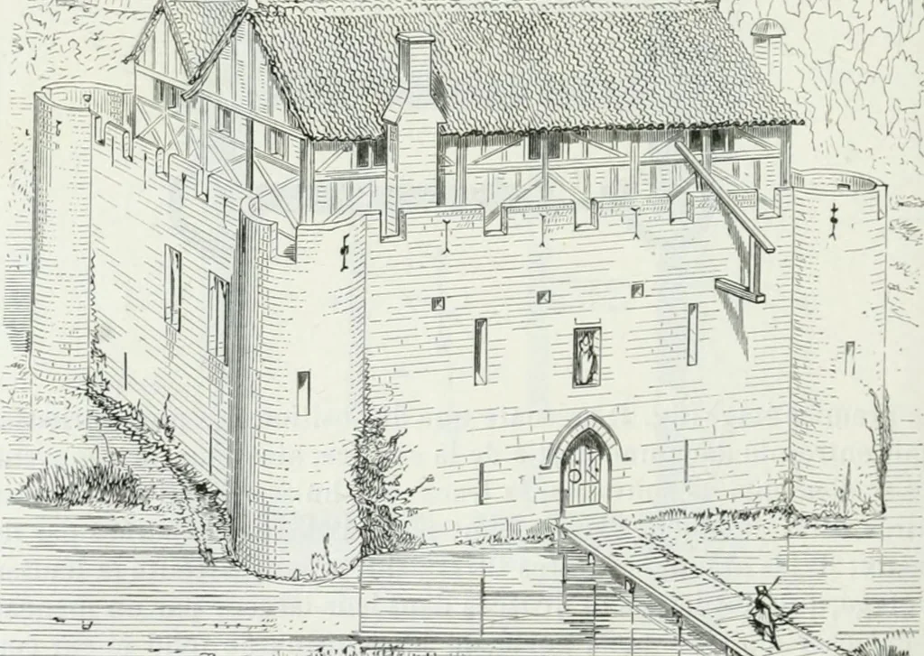 An illustration from Dictionnaire raisonné de l'architecture française du XIe au XVIe siècle, 1875, leaf 317