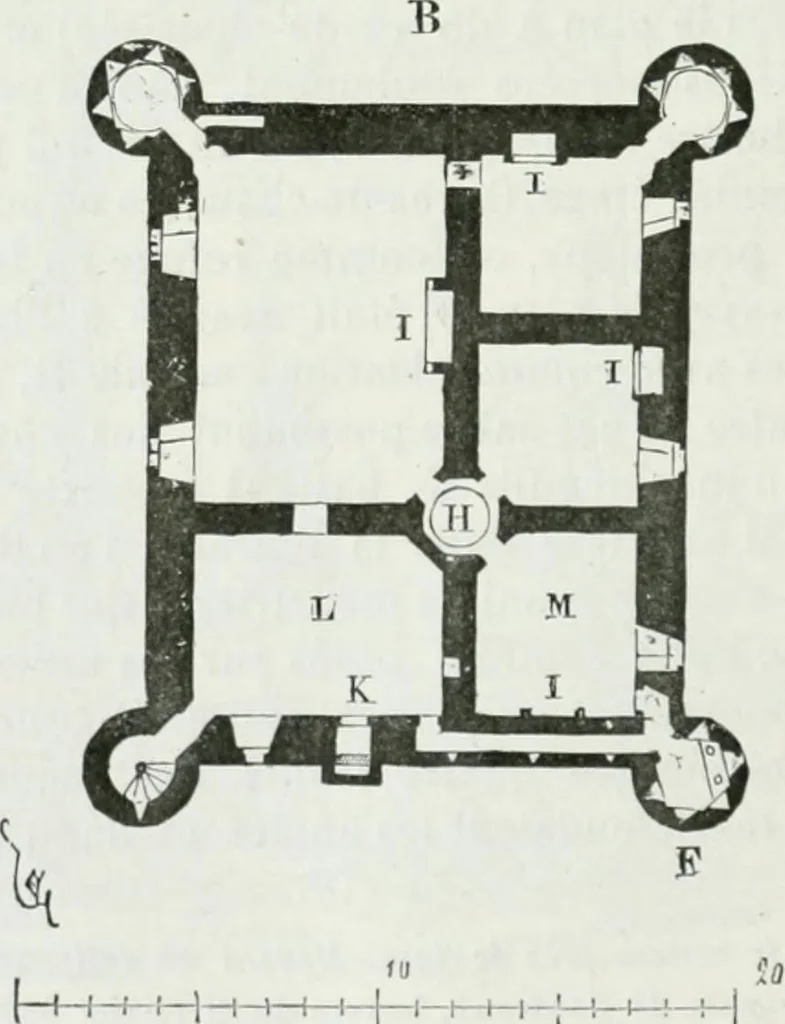 An illustration from Dictionnaire raisonné de l'architecture française du XIe au XVIe siècle, 1875, leaf 319