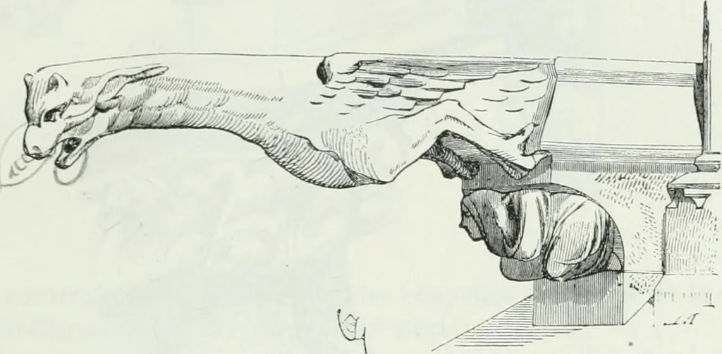 An illustration from Dictionnaire raisonné de l'architecture française du XIe au XVIe siècle, 1875, leaf 32