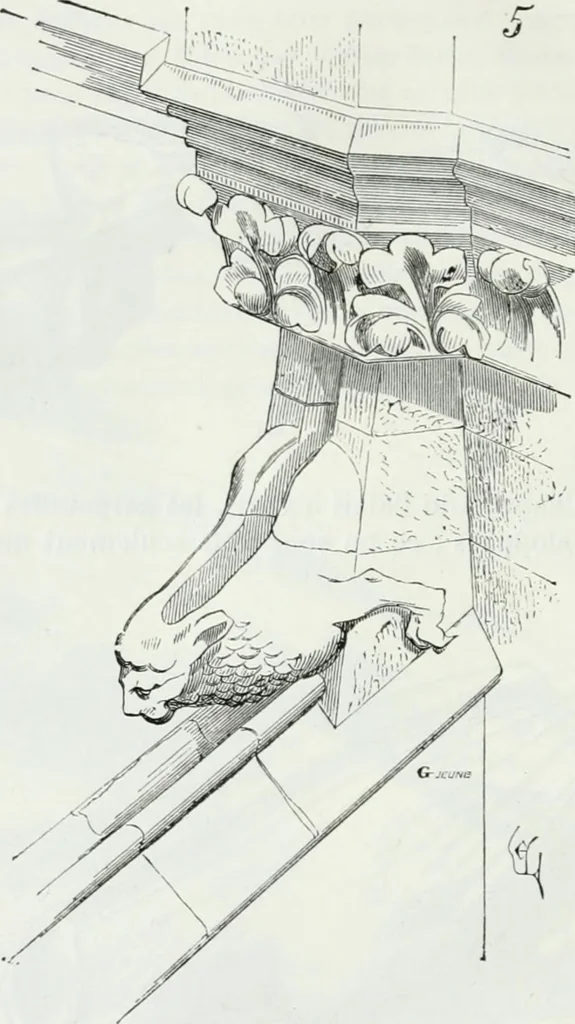 An illustration from Dictionnaire raisonné de l'architecture française du XIe au XVIe siècle, 1875, leaf 33