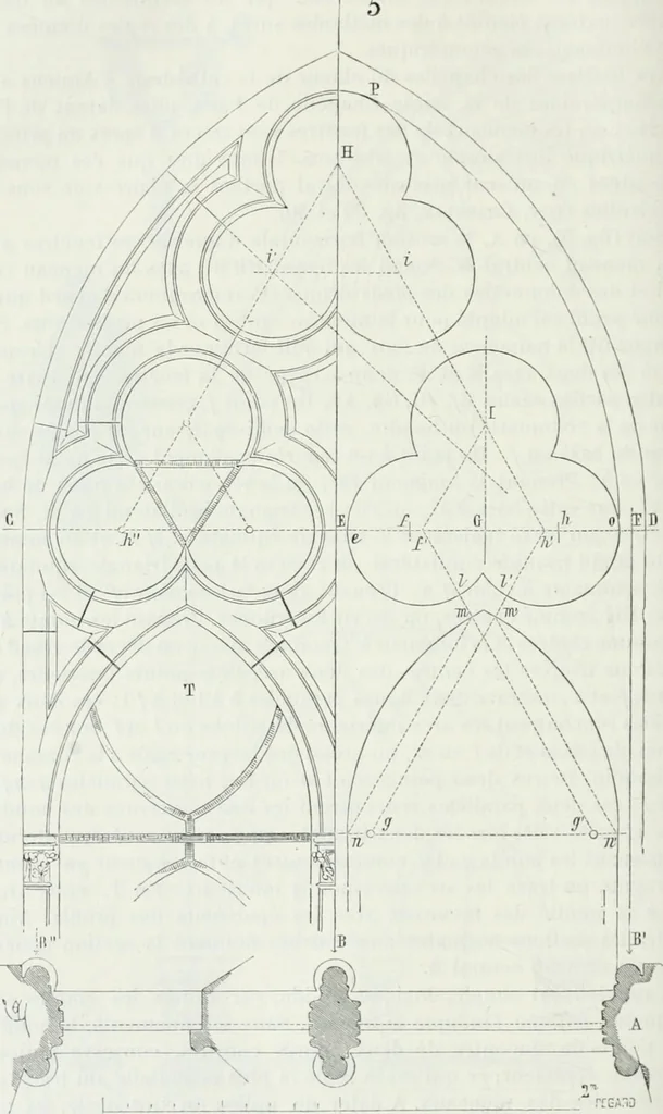An illustration from Dictionnaire raisonné de l'architecture française du XIe au XVIe siècle, 1875, leaf 337