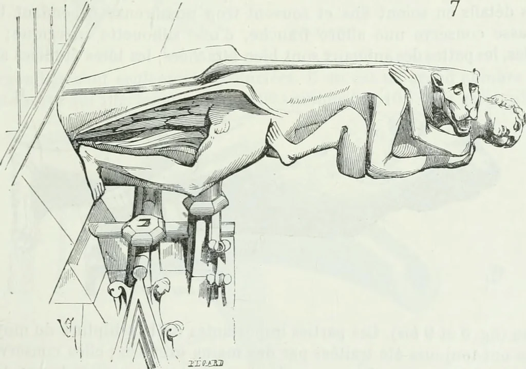 An illustration from Dictionnaire raisonné de l'architecture française du XIe au XVIe siècle, 1875, leaf 34