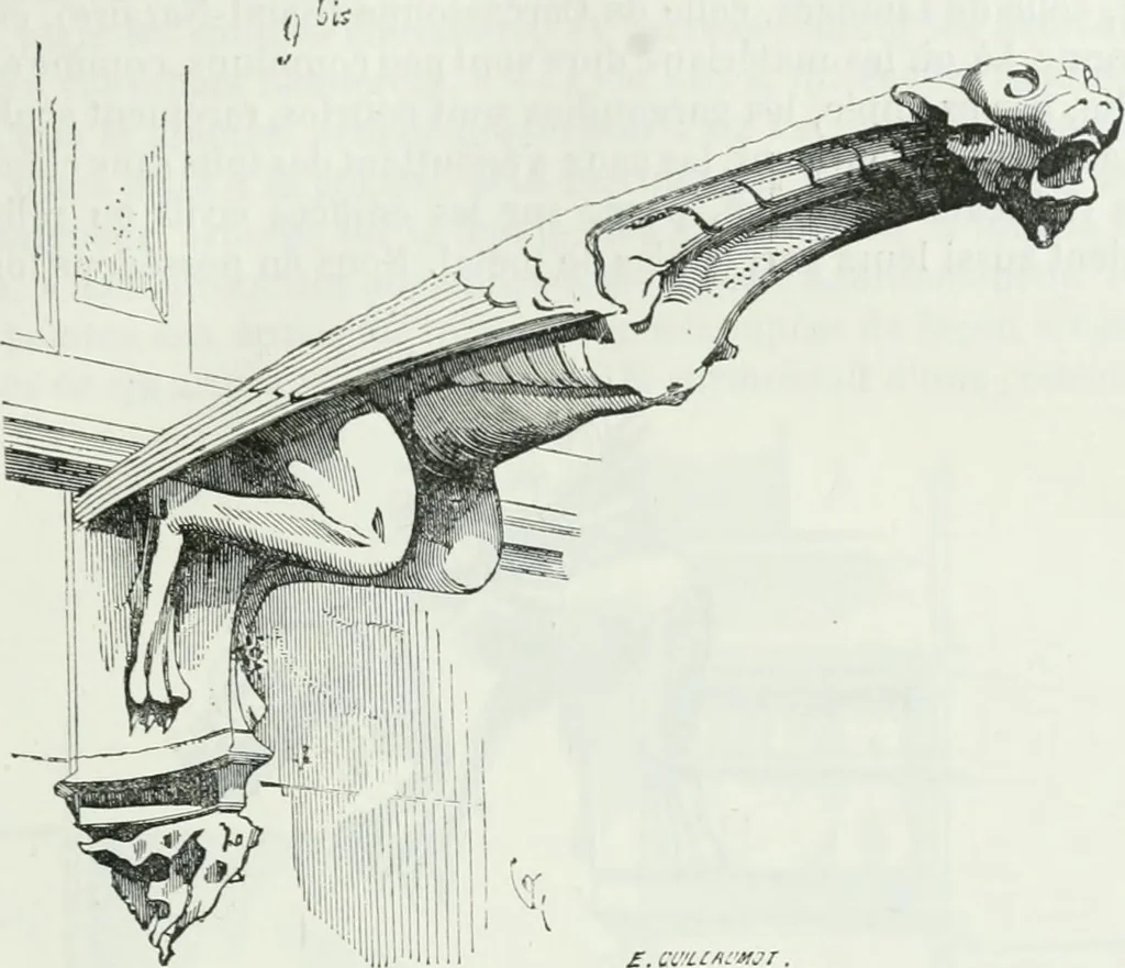 An illustration from Dictionnaire raisonné de l'architecture française du XIe au XVIe siècle, 1875, leaf 36