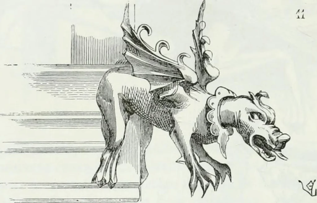 An illustration from Dictionnaire raisonné de l'architecture française du XIe au XVIe siècle, 1875, leaf 37
