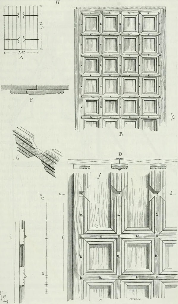 An illustration from Dictionnaire raisonné de l'architecture française du XIe au XVIe siècle, 1875, leaf 372