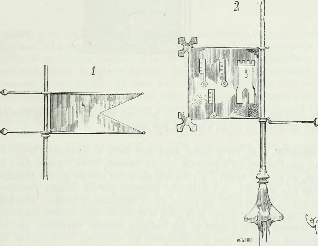 An illustration from Dictionnaire raisonné de l'architecture française du XIe au XVIe siècle, 1875, leaf 38