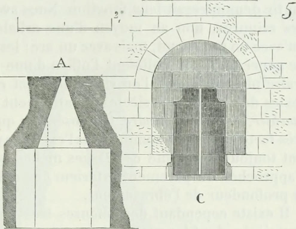 An illustration from Dictionnaire raisonné de l'architecture française du XIe au XVIe siècle, 1875, leaf 400