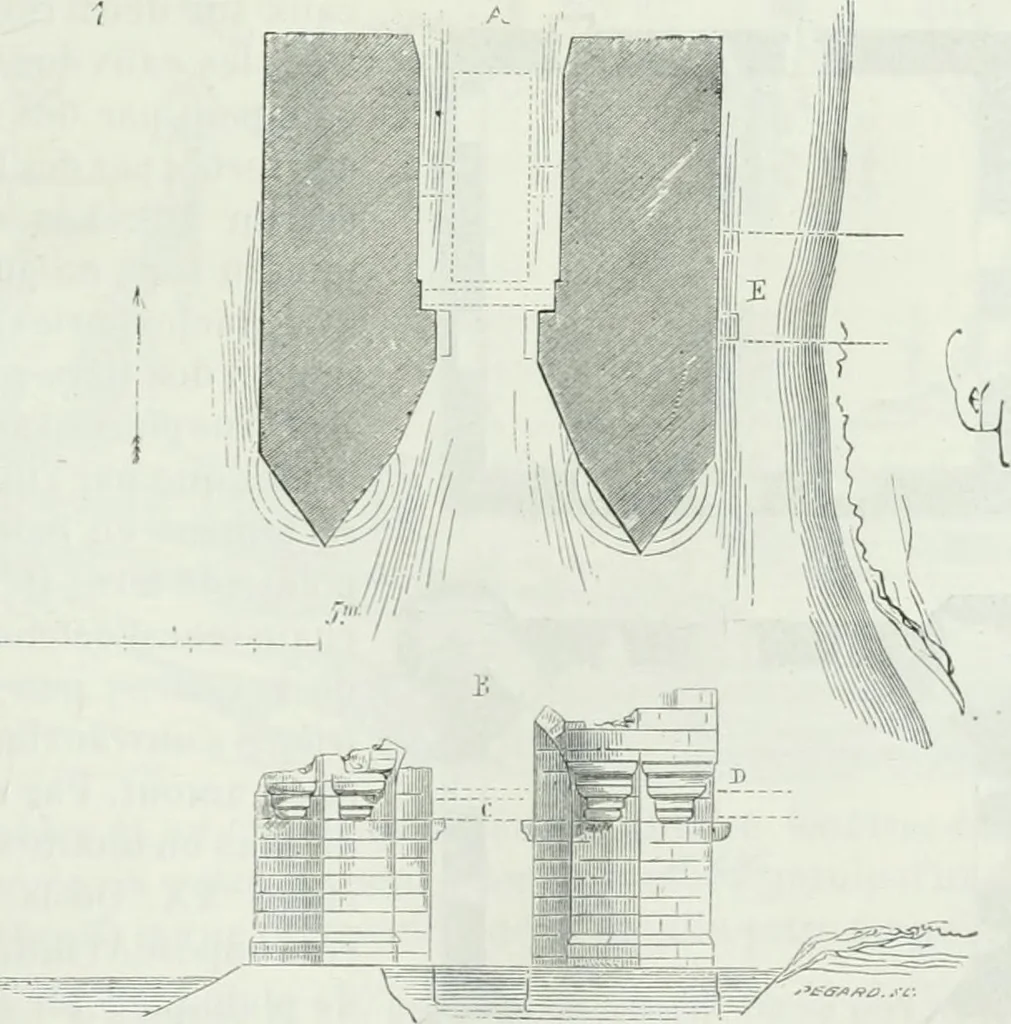 An illustration from Dictionnaire raisonné de l'architecture française du XIe au XVIe siècle, 1875, leaf 416