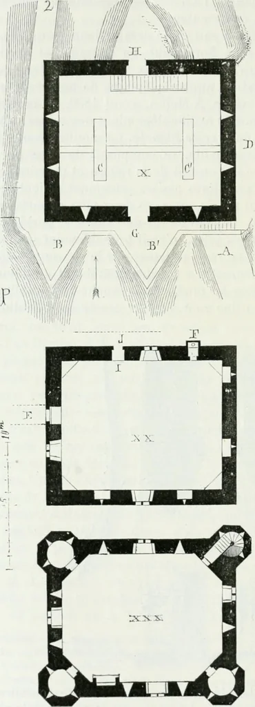 An illustration from Dictionnaire raisonné de l'architecture française du XIe au XVIe siècle, 1875, leaf 417