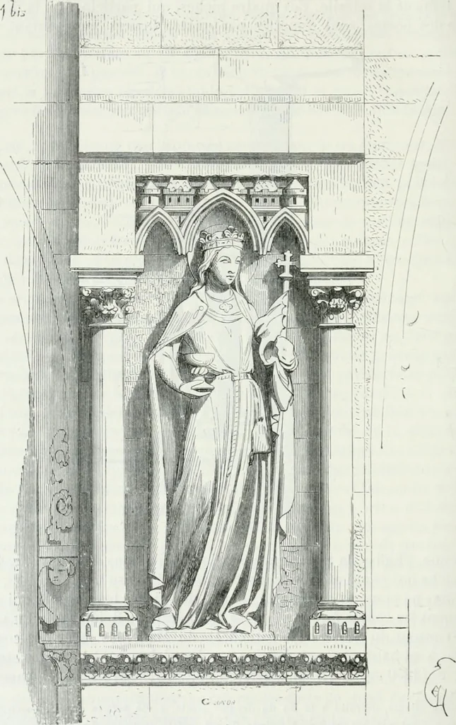 An illustration from Dictionnaire raisonné de l'architecture française du XIe au XVIe siècle, 1875, leaf 425