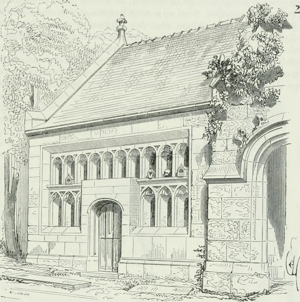 An illustration from Dictionnaire raisonné de l'architecture française du XIe au XVIe siècle, 1875, leaf 460
