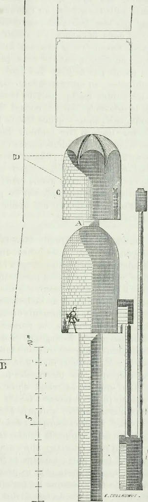 An illustration from Dictionnaire raisonné de l'architecture française du XIe au XVIe siècle, 1875, leaf 462