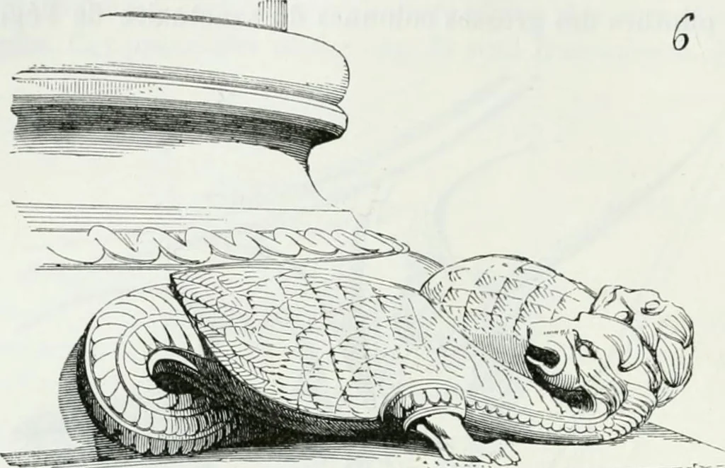 An illustration from Dictionnaire raisonné de l'architecture française du XIe au XVIe siècle, 1875, leaf 59