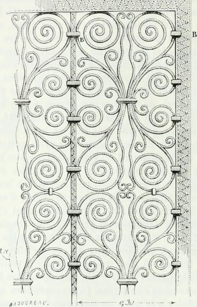 An illustration from Dictionnaire raisonné de l'architecture française du XIe au XVIe siècle, 1875, leaf 65