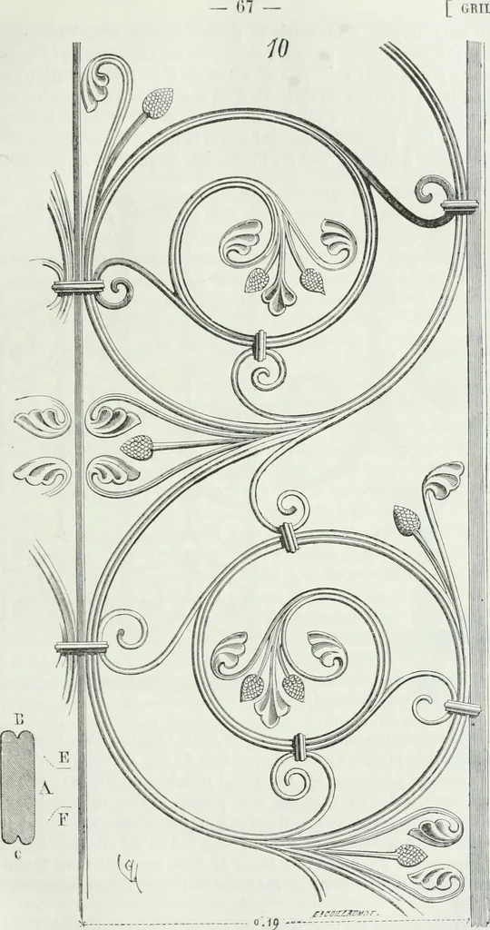 An illustration from Dictionnaire raisonné de l'architecture française du XIe au XVIe siècle, 1875, leaf 76