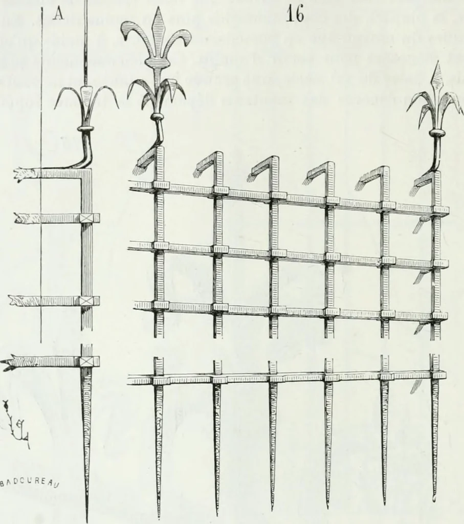 An illustration from Dictionnaire raisonné de l'architecture française du XIe au XVIe siècle, 1875, leaf 83