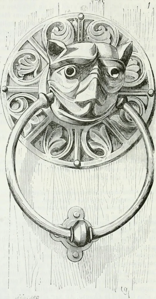An illustration from Dictionnaire raisonné de l'architecture française du XIe au XVIe siècle, 1875, leaf 91