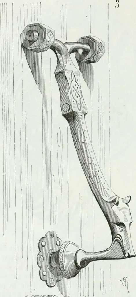 An illustration from Dictionnaire raisonné de l'architecture française du XIe au XVIe siècle, 1875, leaf 93