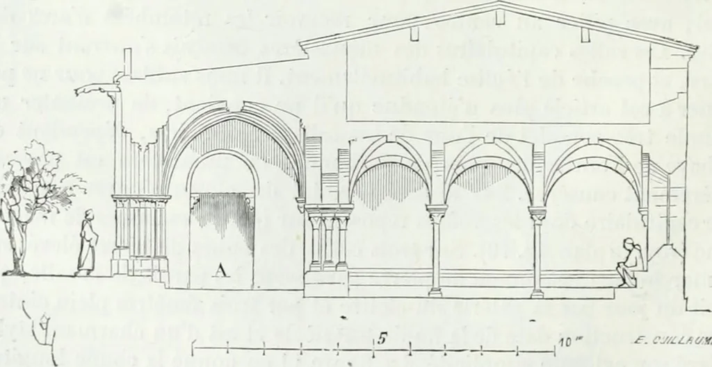 An illustration from Dictionnaire raisonné de l'architecture française du XIe au XVIe siècle, 1875, leaf 103