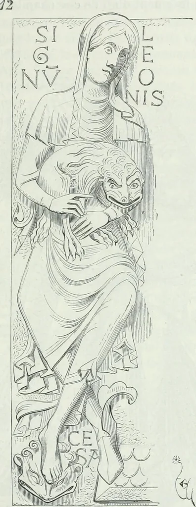 An illustration from Dictionnaire raisonné de l'architecture française du XIe au XVIe siècle, 1875, leaf 134