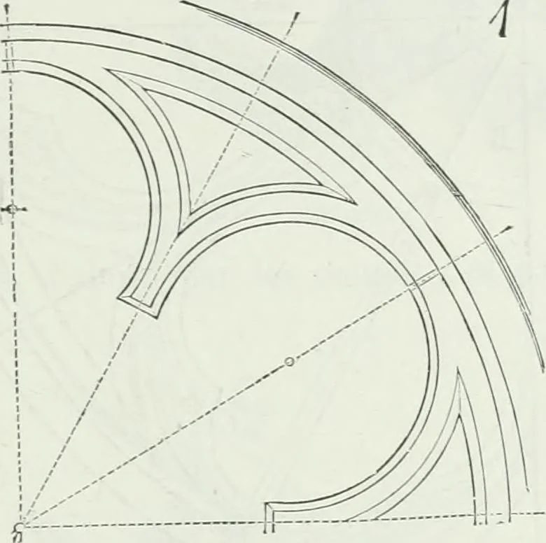 An illustration from Dictionnaire raisonné de l'architecture française du XIe au XVIe siècle, 1875, leaf 14
