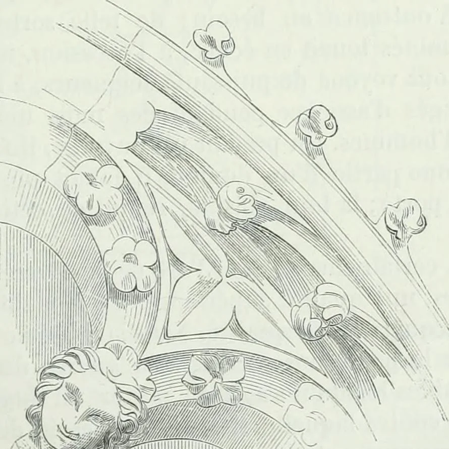 An illustration from Dictionnaire raisonné de l'architecture française du XIe au XVIe siècle, 1875, leaf 16