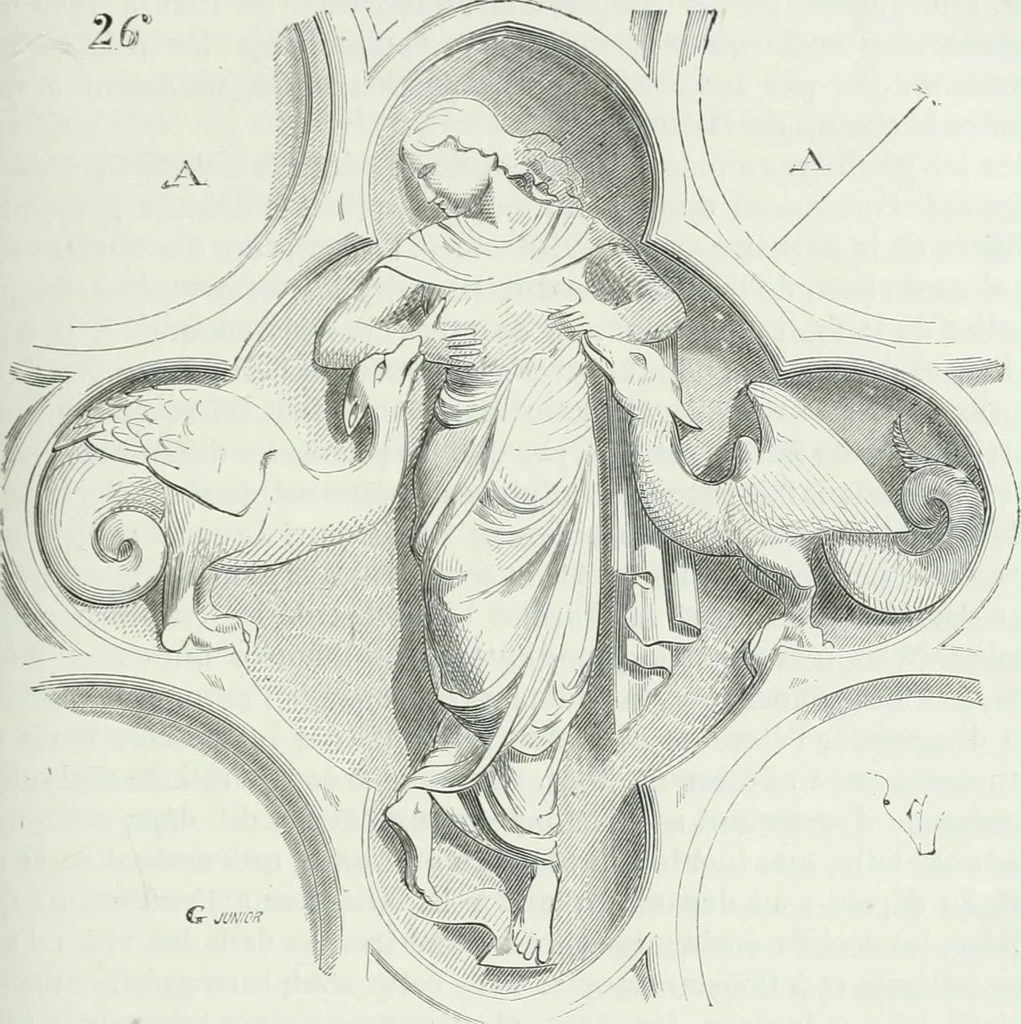 An illustration from Dictionnaire raisonné de l'architecture française du XIe au XVIe siècle, 1875, leaf 184