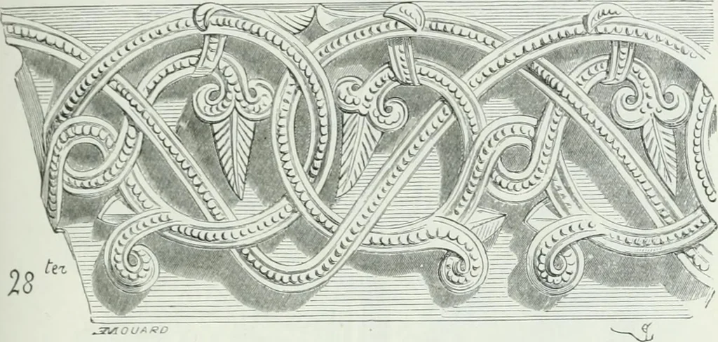 An illustration from Dictionnaire raisonné de l'architecture française du XIe au XVIe siècle, 1875, leaf 190