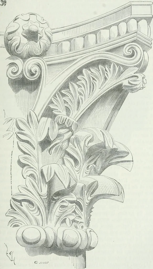 An illustration from Dictionnaire raisonné de l'architecture française du XIe au XVIe siècle, 1875, leaf 192
