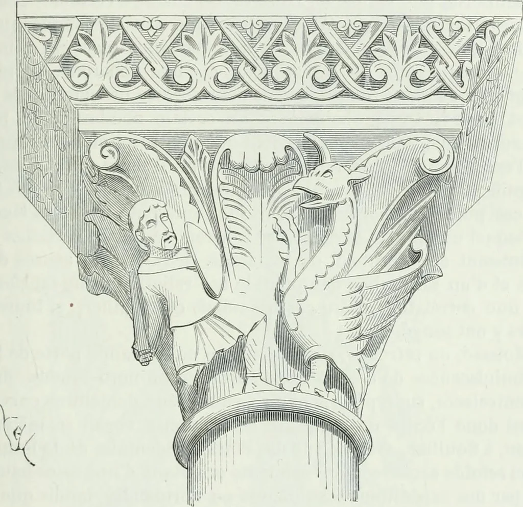 An illustration from Dictionnaire raisonné de l'architecture française du XIe au XVIe siècle, 1875, leaf 206