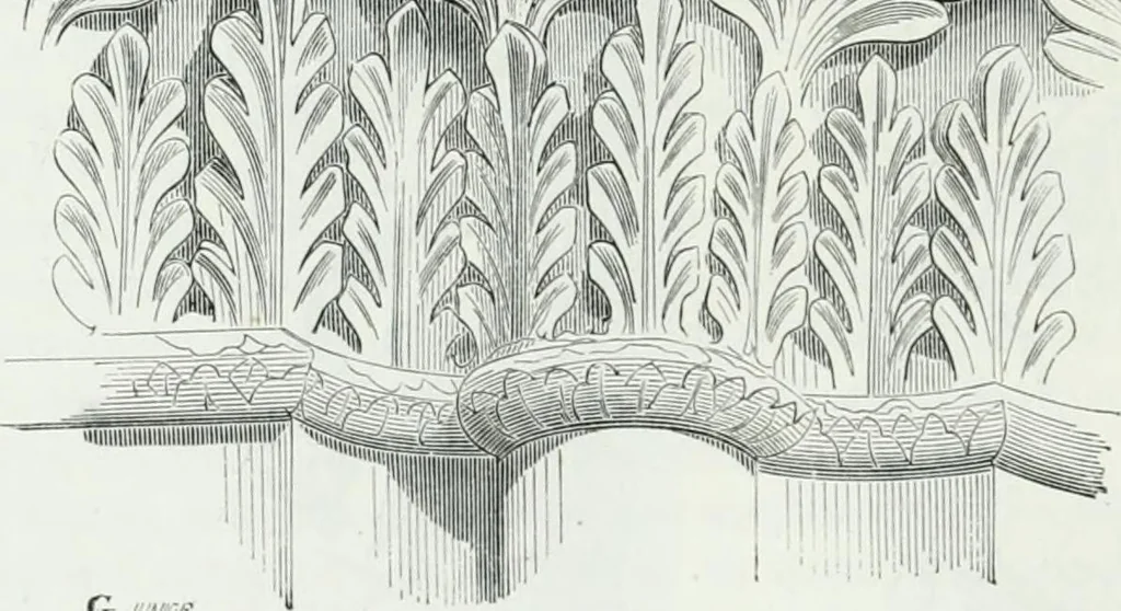 An illustration from Dictionnaire raisonné de l'architecture française du XIe au XVIe siècle, 1875, leaf 209