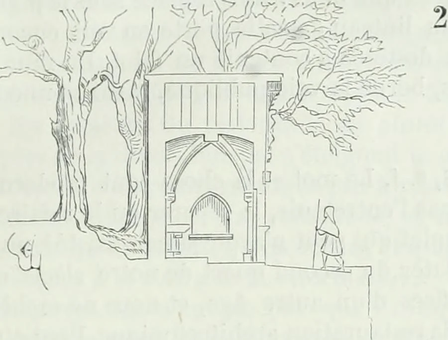 An illustration from Dictionnaire raisonné de l'architecture française du XIe au XVIe siècle, 1875, leaf 22