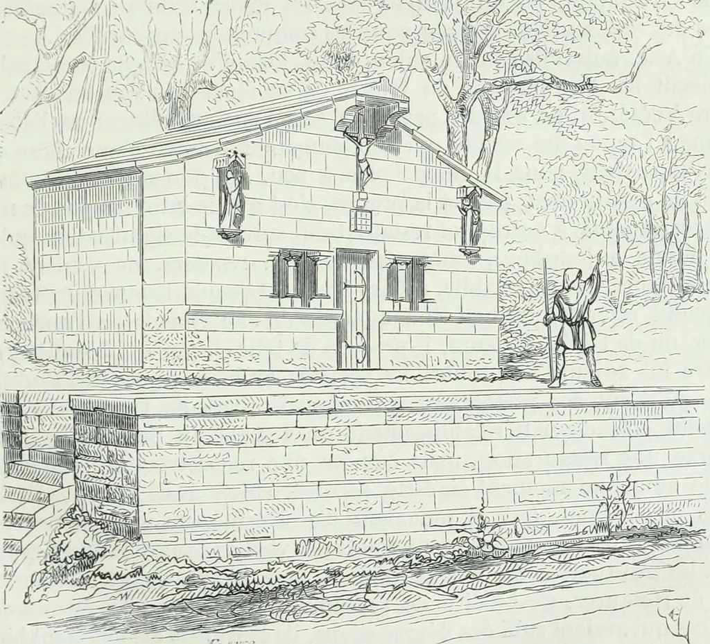 An illustration from Dictionnaire raisonné de l'architecture française du XIe au XVIe siècle, 1875, leaf 22