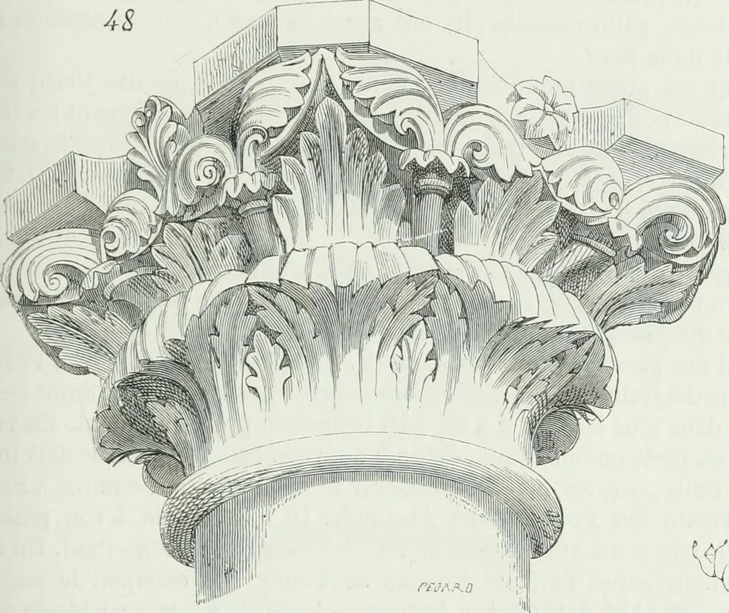 An illustration from Dictionnaire raisonné de l'architecture française du XIe au XVIe siècle, 1875, leaf 226