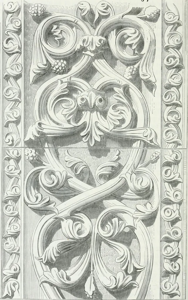 An illustration from Dictionnaire raisonné de l'architecture française du XIe au XVIe siècle, 1875, leaf 231