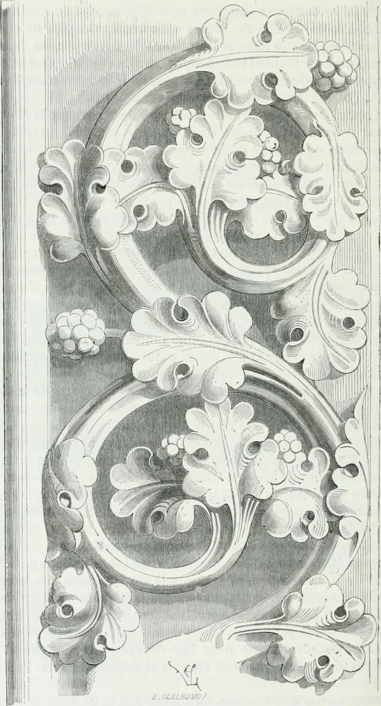 An illustration from Dictionnaire raisonné de l'architecture française du XIe au XVIe siècle, 1875, leaf 239