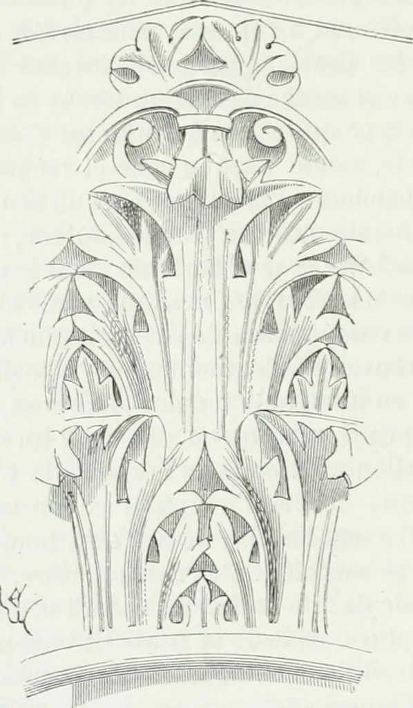 An illustration from Dictionnaire raisonné de l'architecture française du XIe au XVIe siècle, 1875, leaf 245