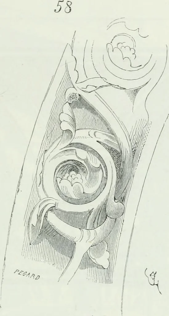 An illustration from Dictionnaire raisonné de l'architecture française du XIe au XVIe siècle, 1875, leaf 246