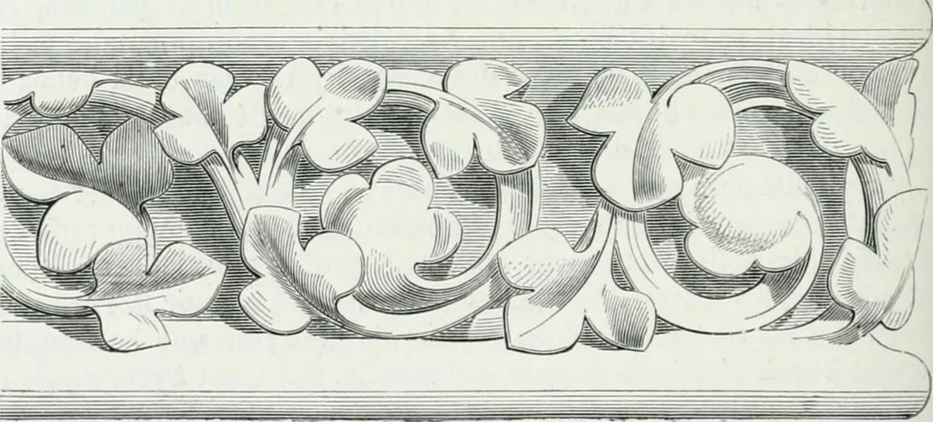 An illustration from Dictionnaire raisonné de l'architecture française du XIe au XVIe siècle, 1875, leaf 251